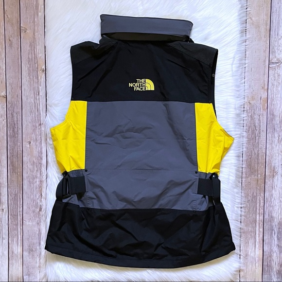The North Face Unisex Steep Tech Waterproof Vest In Lightning Yellow - TNF Black - Picture 7 of 10